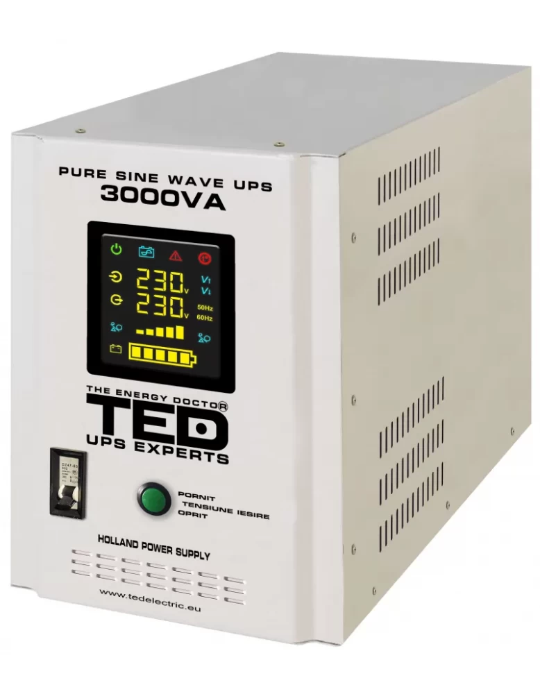 UPS centrala termica 3000VA / 2100W Runtime Extins